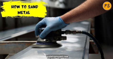 how to sand metal for painting